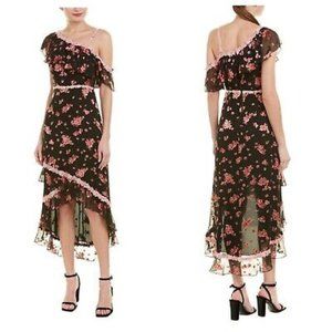 Alice + Olivia Caydon Floral Print Dress NWT